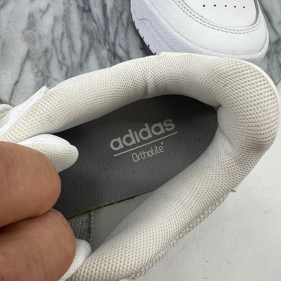 Reebok Womens 6 Shoe Cloud White Leather Entrap Low Top Athletic Sneakers EG4329 - Picture 9 of 12